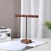 Wooden Jewelry Bracelet Storage Display Chain Watch T-Bar Rack Organizer Hard Stand Holder Jewelry Display Bracelet Display Rack