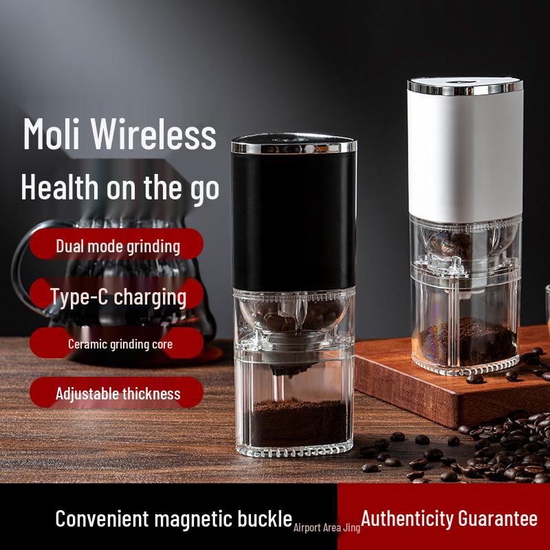 Portable USB Rechargeable Coffee Grinder for Office & Home