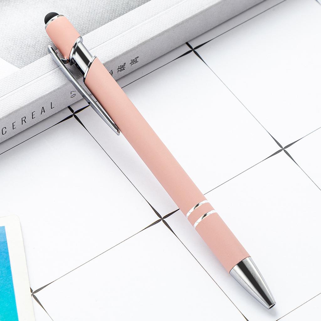 Metall-Touch-Stift, Aluminium-Stab-Stift, Meiji-Stift, Kapazitiver Touch-Stift, Kugelschreiber, Handschrift-Touchscreen-Stift