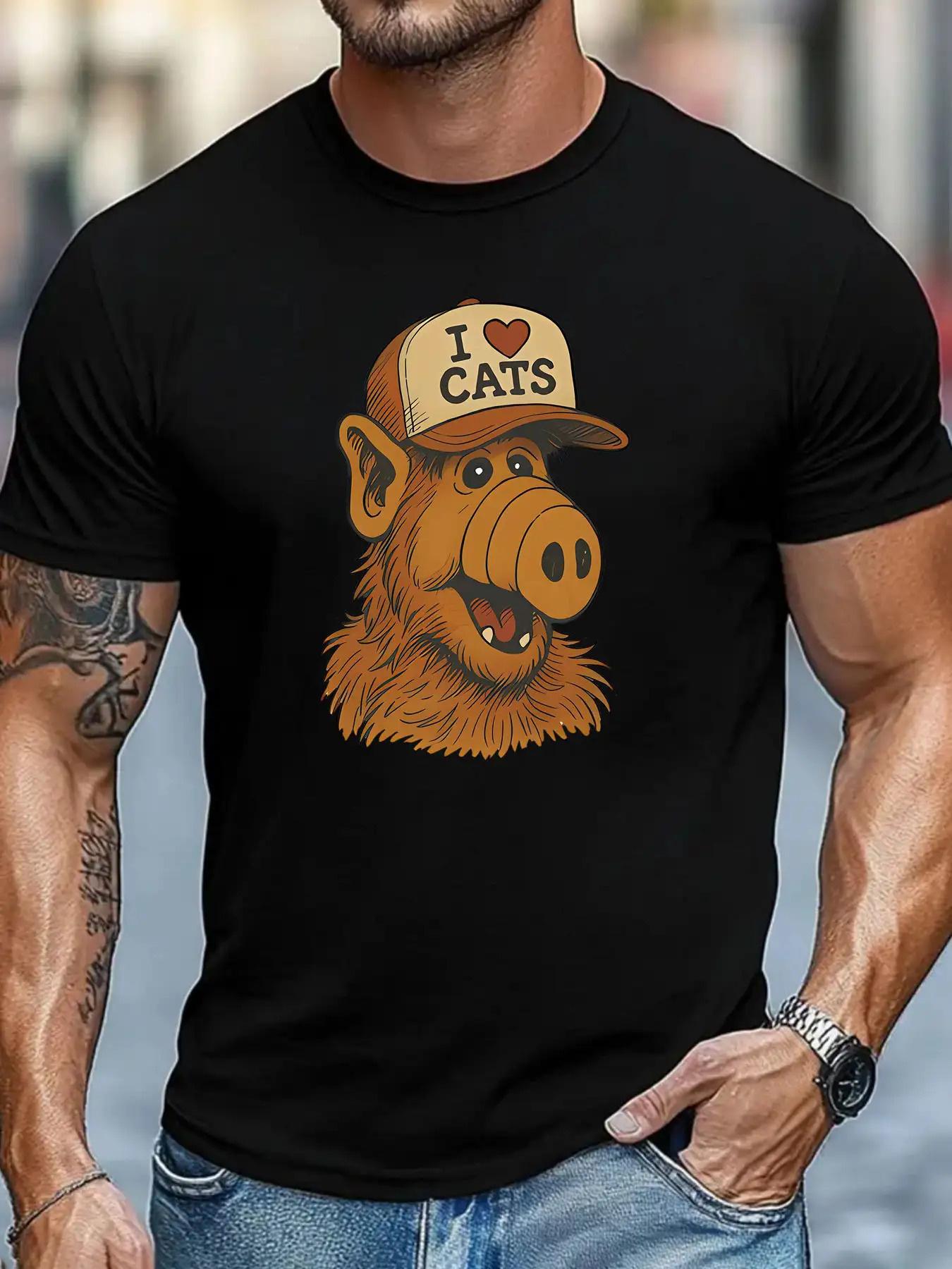 

Men S And Women S New Retro T-Shirts - Fun ALF T-Shirts in 80S Retro Style XXXL