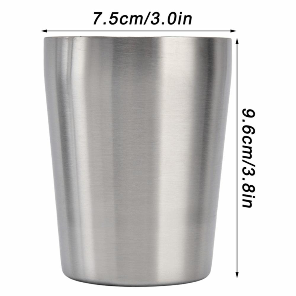 Thickened Stable Juice Beer Tumbler Rustless Steel Straight Drinking Mug Party Beer Drinking
