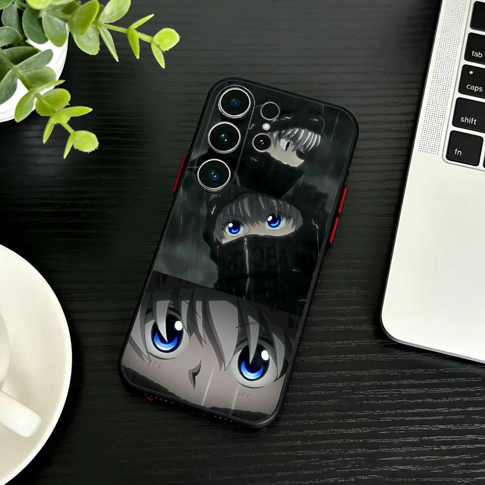 G-Killua Zoldyck K-Hunter X Hunter Phone Case For Samsung S26,S25,S24,S23,S22,S21,S20,Plus,Fe,Lite,Others Black Cover