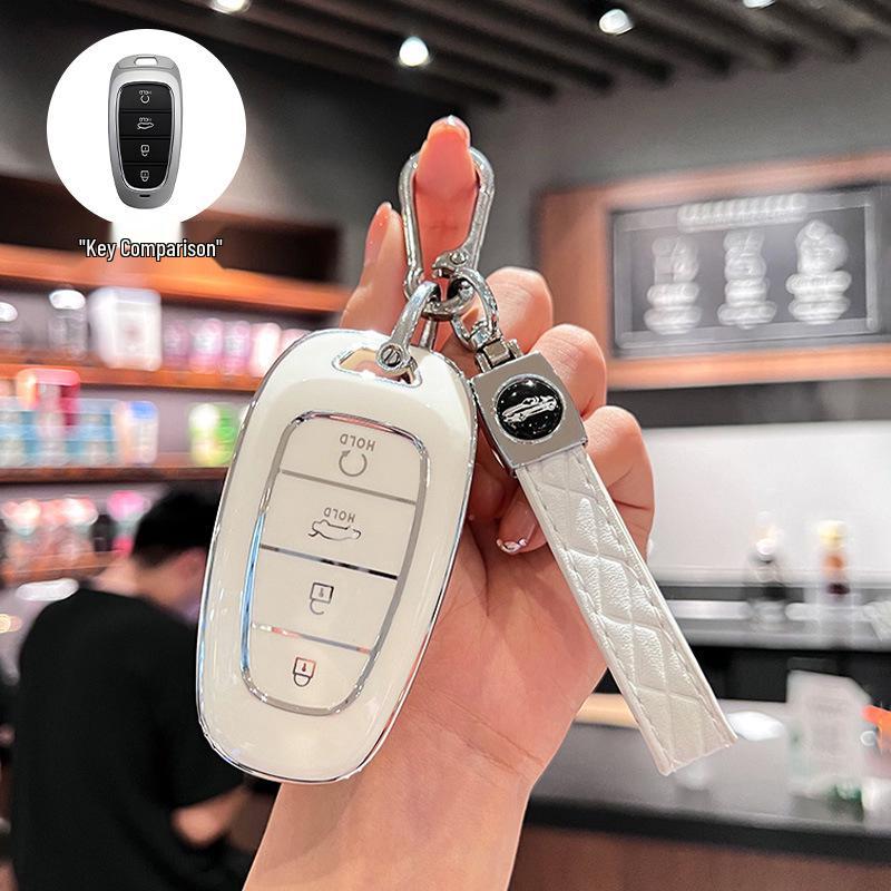Beijing Hyundai Elantra Key Cover for Yuedong Shengda Mingtu Yixing iX35 - Car Protective Shell Bag