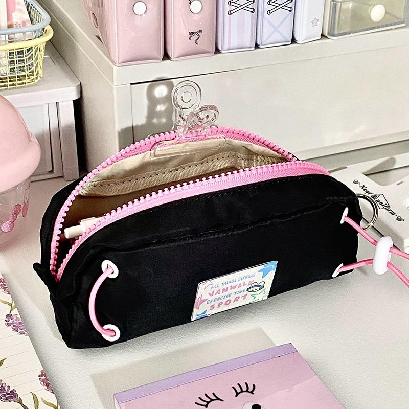 Ins Star Little Cat Pen Bag Multifunctional Student Gift Pencil Case Large Capacity Canvas Stationery Organizer School Office