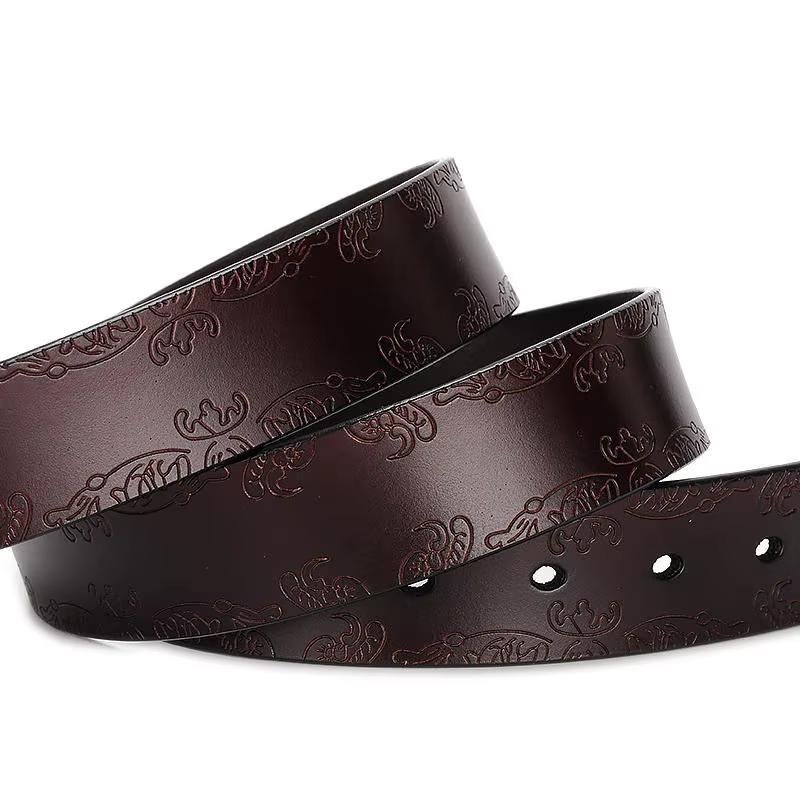 Cintura da Donna Cintura in Vera Pelle, Jeans da Donna Allargati e Versatili, Cintura alla Moda e Decorativa, Taglia Larga Estesa