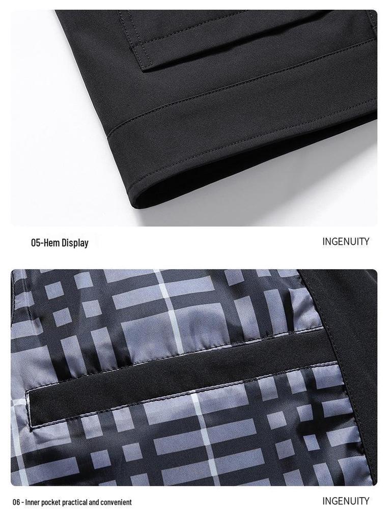 Spring Men's High-End Slim Fit Workwear Jacket
