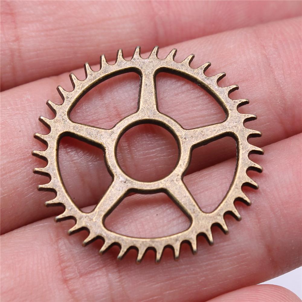 10pcs Big Size Alloy Charm Mechanical Steampunk Cogs & Gears Diy Accessories For DIY Jewelry Making