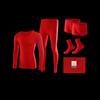 Qiansi Bird Lucky Red Cotton Modal Thermal Underwear Set
