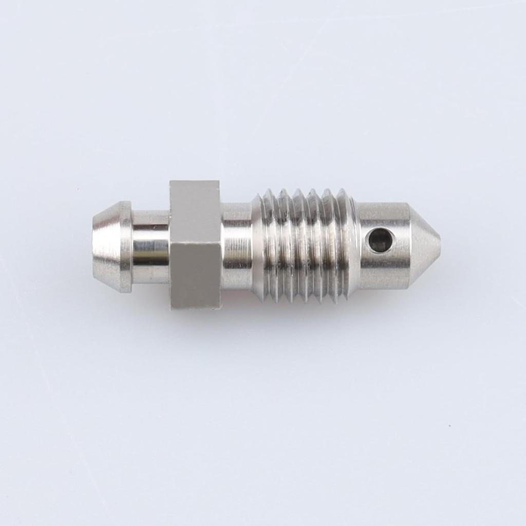AC PERFORMANCE -3 AN Stainless Steel Bleeder Bleed Nipples Screw 3/8 x 24 Thread Brake Caliper Clutch Fitting