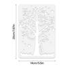 24PCS Rectangle Hollow Painting Templates for DIY Album Border Ruler Scrapbook Art Tool