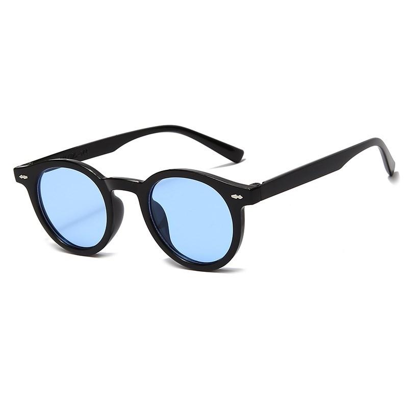 New Fashion Sunglasses Round Frame Men Women Sun Glasses Brand Designer Colorful Eyewear Vintage Male Female Uv400