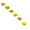 Emoji Sticker Pack 100pcs Mini Paper Stickers Smile Face Thumb Star School Teachers Rewards Sticker