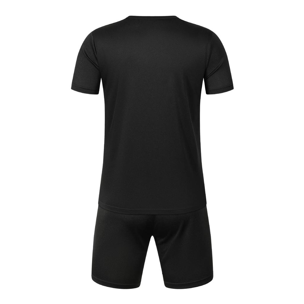 Herren Schnelltrocknendes Sommer Sportset: Kurzarm-T-Shirt & Shorts 2-teilig zum Laufen
