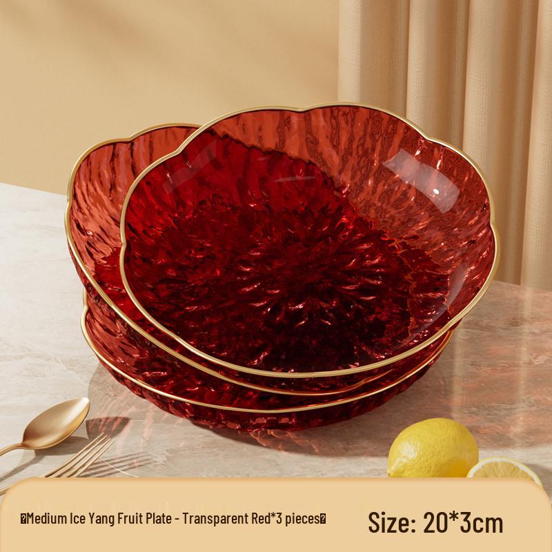 Modern Luxury Fruit and Snack Display Plate for Living Room