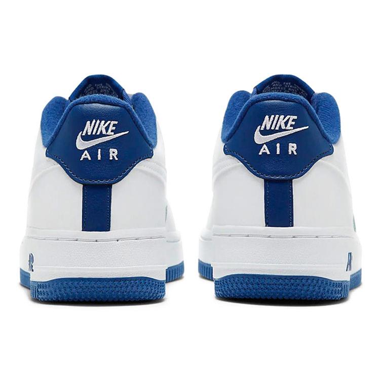 Nike Air Force 1 Low Branco Azul Royal Profundo GS CD6915-102