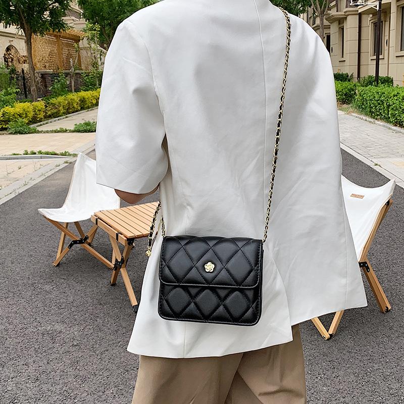 Chain Bag Women's New Fashion Versatile Messenger Bag Solid Color Bag