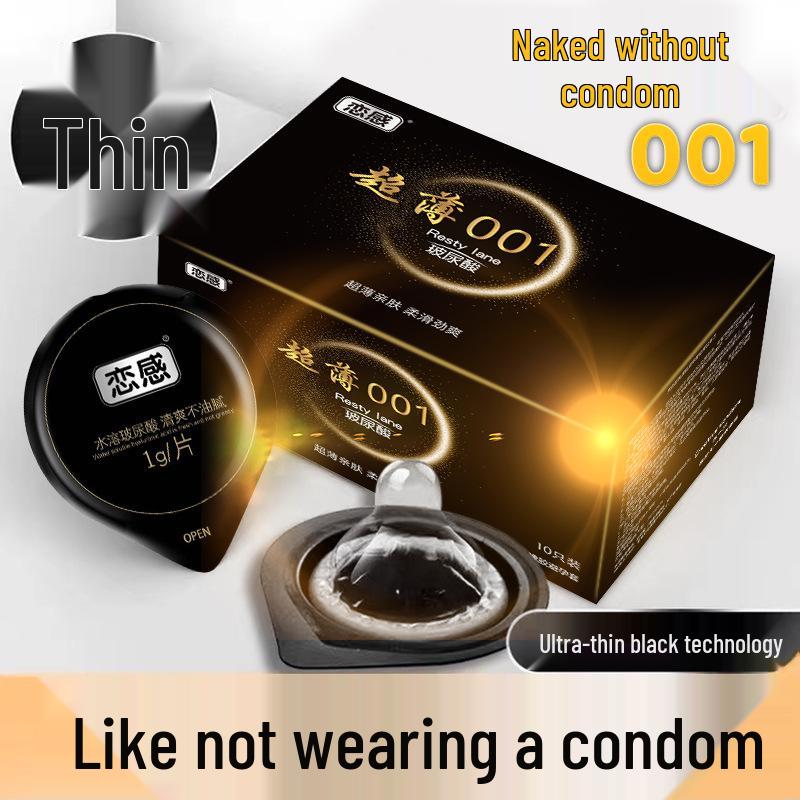 Condones Retardantes de Ácido Hialurónico Ultra Finos de Larga Duración 001 - Love Sense