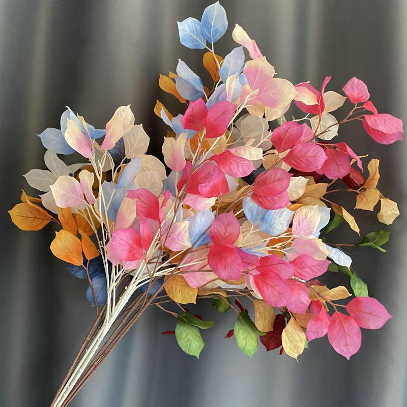 Leaves Artificial Kapok For Styling Photography Props Indoor Outdoor Decoration