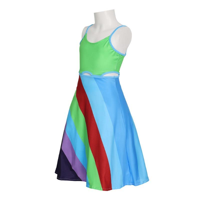 Girl Green Suspender Dress Movie Character Costume