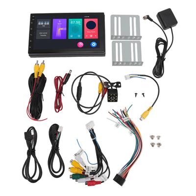 Double Din Car Stereo for Android 13 GPS Navigation WiFi Bluetooth EQ FM 7 Inch Touch Screen Car