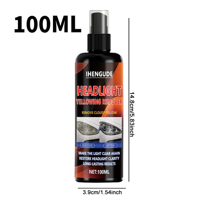 

Professional Car Headlight Restorer - Removes Scratches and Blur, Restores Bulb Brightness, Expands Visibility, Suitable for Front and Rear