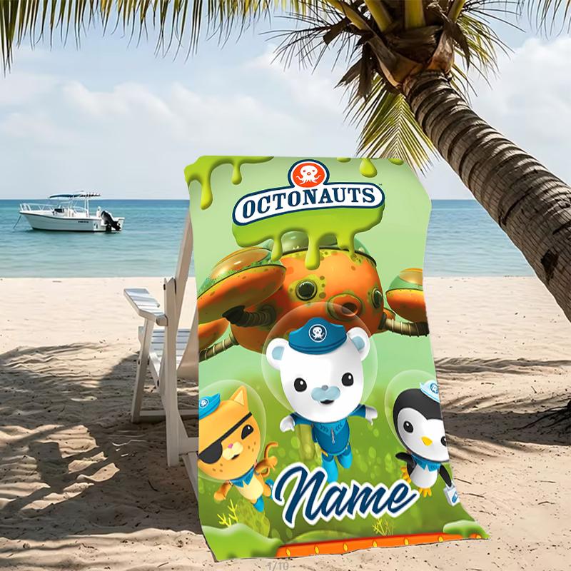 Customizable Personalized Beach Towels Octonauts Themed designs.Suitable for the Beach, Yoga, Sports;ideal As Beach Accessories