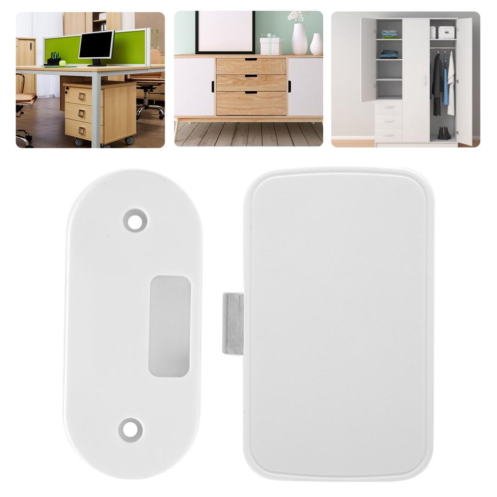 Smart Lock Bluetooth APP Unlock Concealed PunchFree for File Cabinet Drawer Wardrobes Bookcases for Tuya