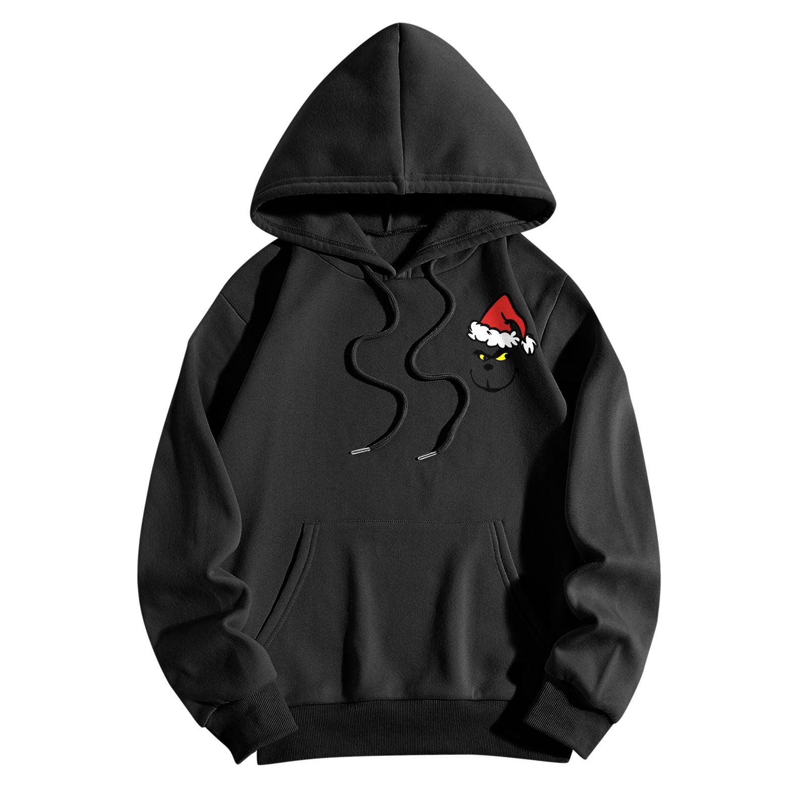 

Women s Winter Casual Fashion Printed Round Neck Long Sleeve Hooded Sweatshirt XXL