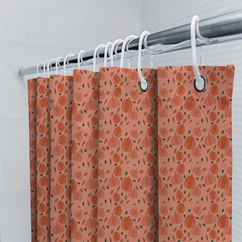 Bathroom Shower Curtain Waterproof Vintage Floral Pattern Fabric Decor Washable Modern Home Textile Room Divider