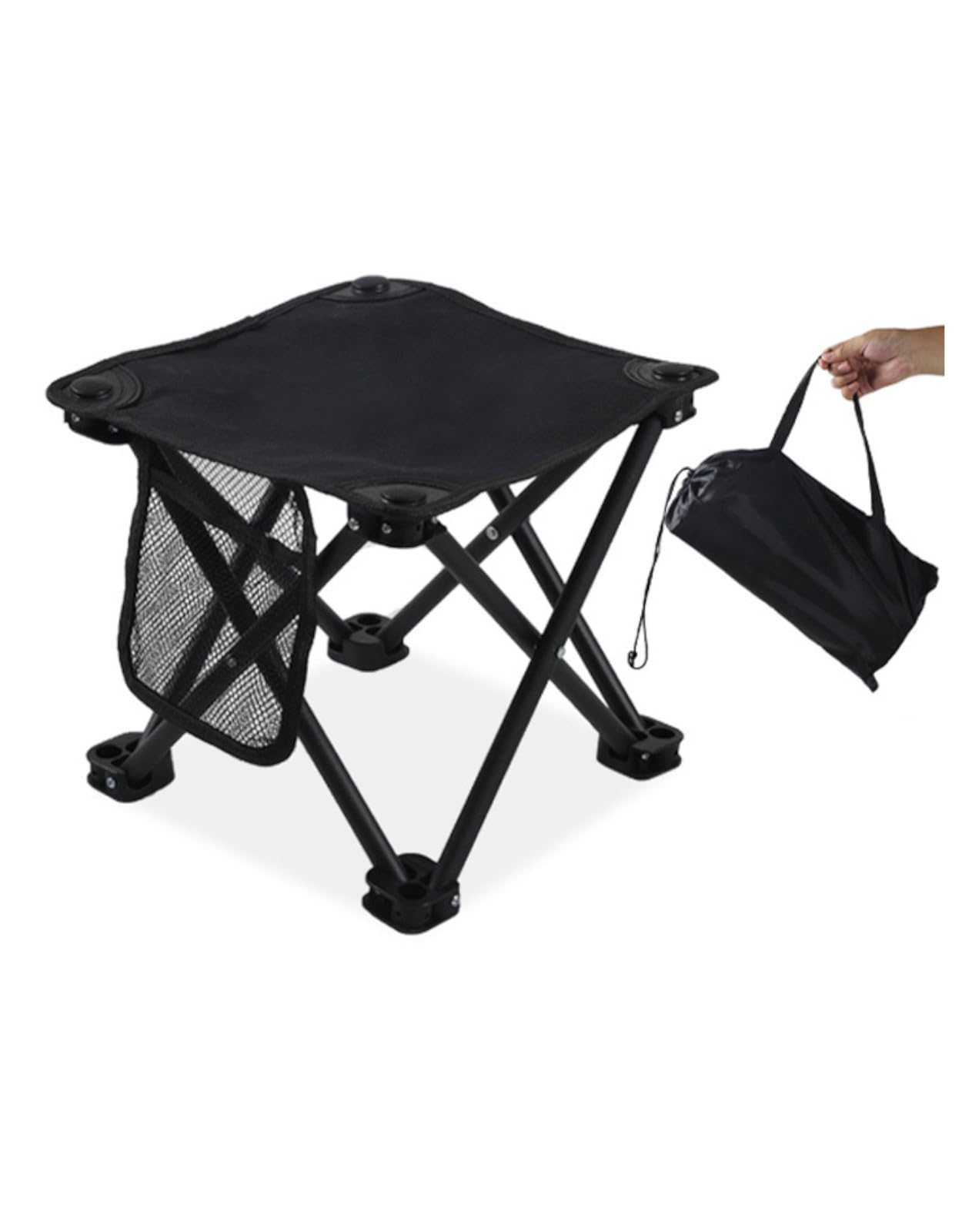 

Складной стул для использования на открытом воздухе, в комплект входит сумка для хранения смартфона, грузоподъемность, фестивали [Pop Wing], стул, легкий, портативный, компактный, держатель, в комплекте,