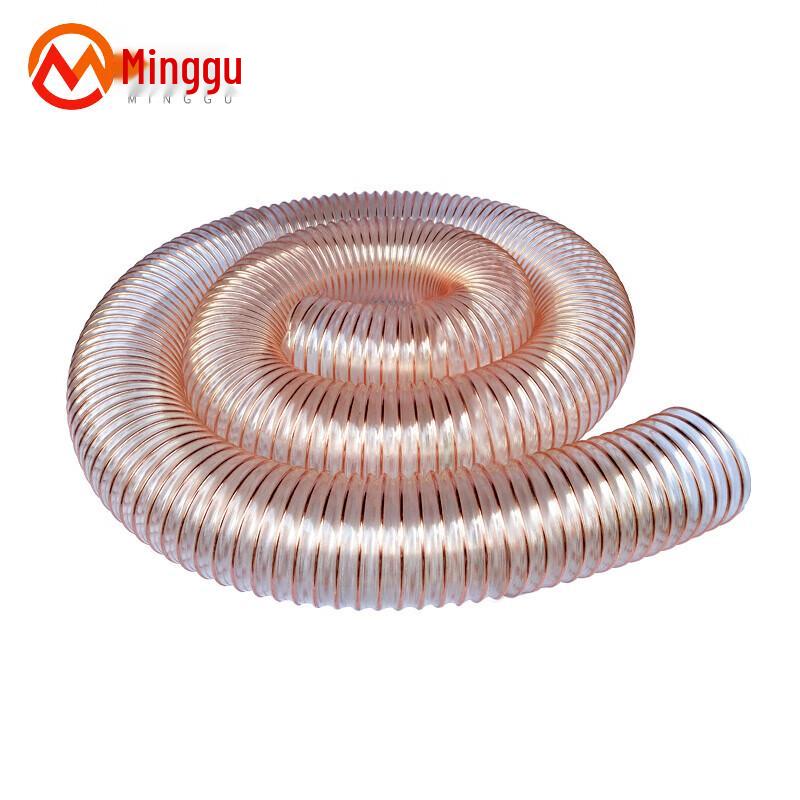 Minggu Flood Control PU Steel Wire Ventilation Hose