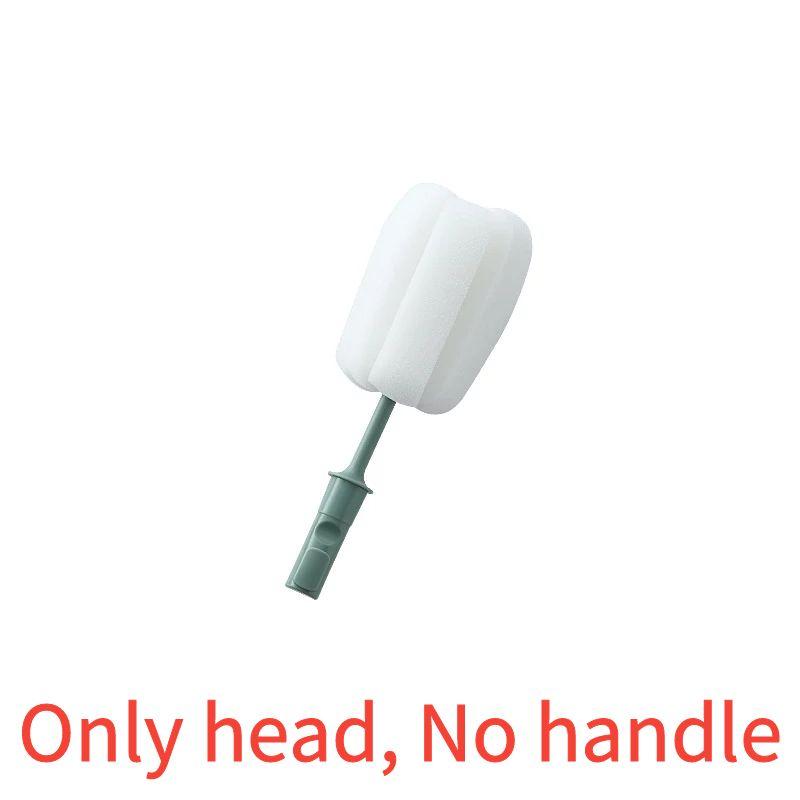 Soft Sponge Cup Brush  Long Handle Sponge Bottle Brush Drink Wineglass Bottle Glass Cup Washing Cleaning Kitchen