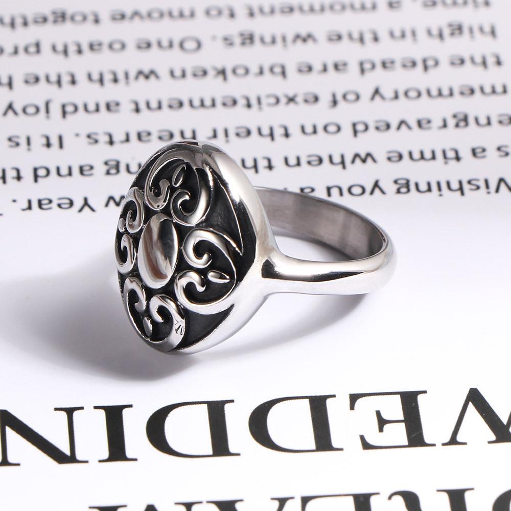 European and American Fashion Classic Pattern Men's and Women's Rings, Retro Pattern Ring Jewelry 2026