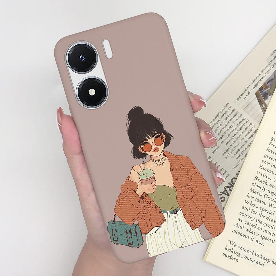 Phone Case For Vivo Y02S Case V2203 Bumper Soft Silicone Back Cover for Vivo Y16 Funda Butterfly Case for VivoY02S Y 02S Y 16