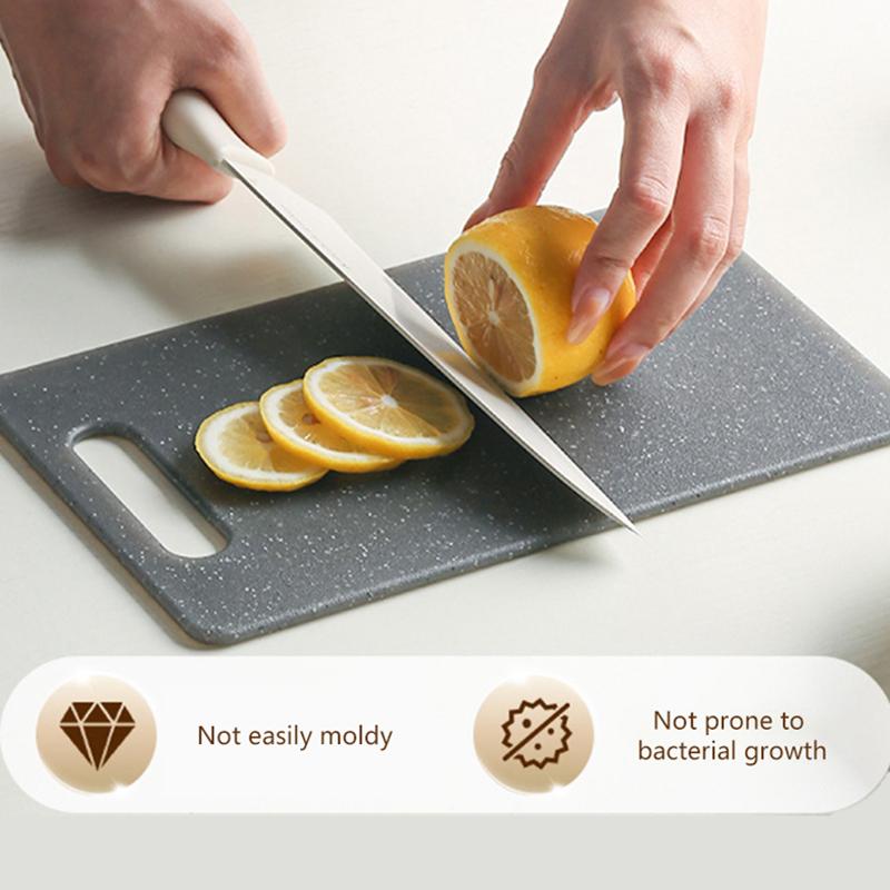 Imitation Marble Texture Pp Plastic Cutting Board Antibacterial Mildew Kitchen Vegetable Cutting Board Kneading Dough Board