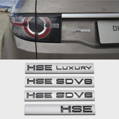 Kovová nálepka s logem HSE SDV6 SDV8 LUXURY na karoserii pro Land Rover Defender Discovery 4 5 Štítek s odznakem zavazadlového prostoru Range Rover Auto