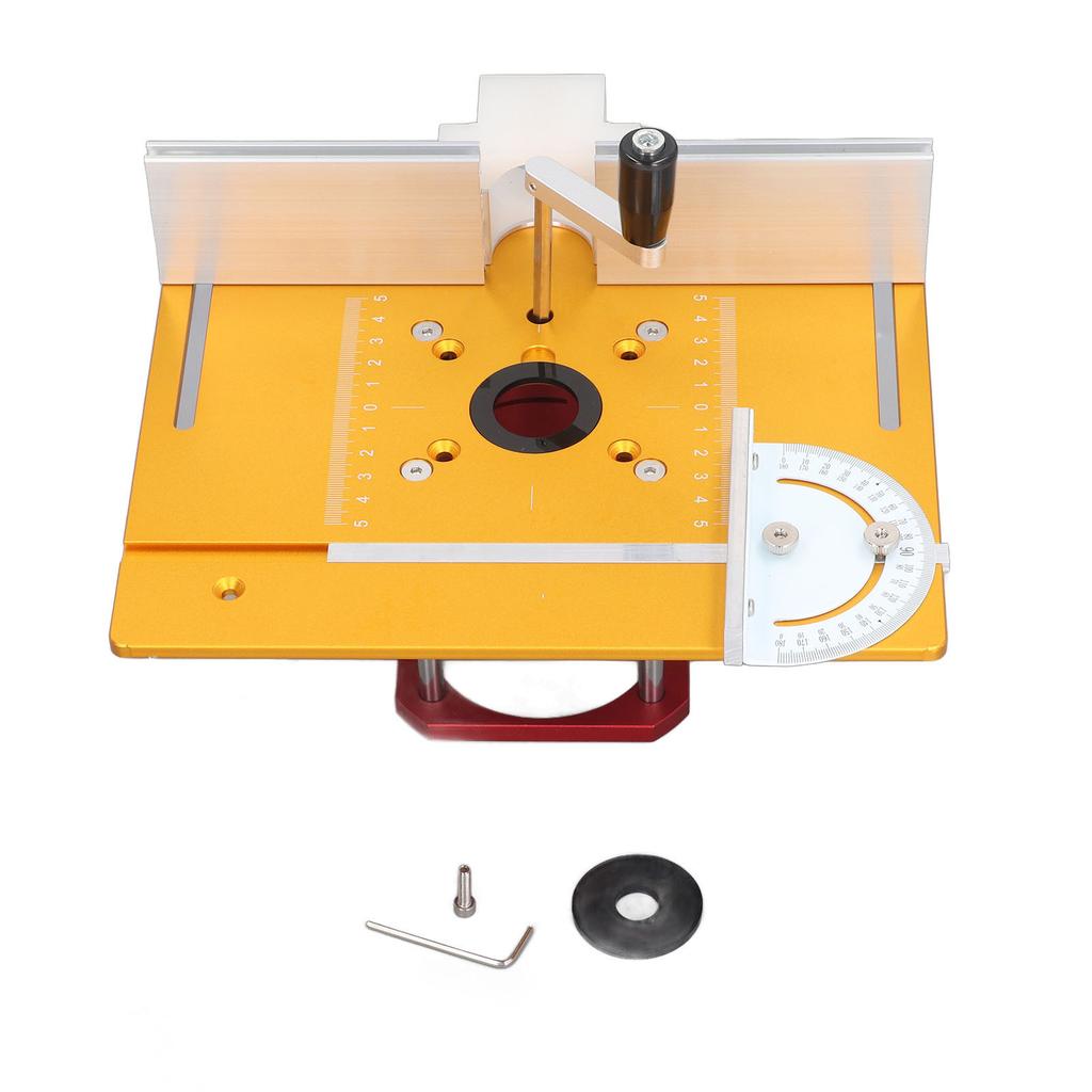 Router Lift Kit 0?54mm Lifting Base Router Table Insert Plate for 64?65mm Trimming Milling Machines