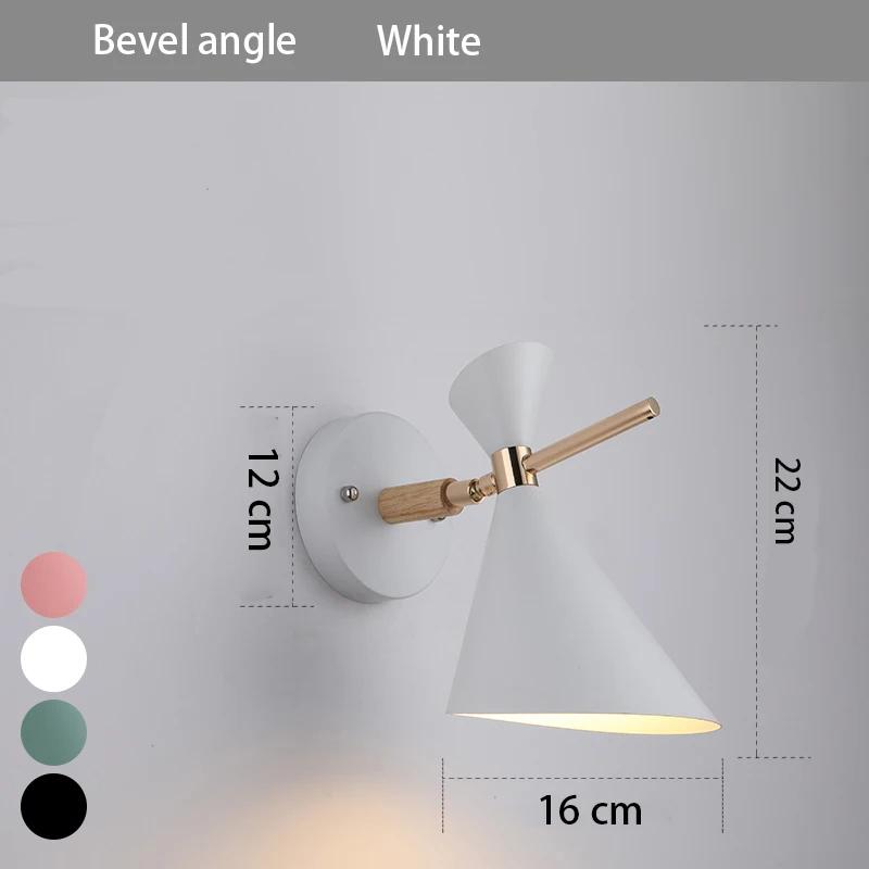 Nordic Mediterranean Minimalist Macron Living Room Dining Room Bedroom Corridor Wall Lighting LED Background Wall Lights e27