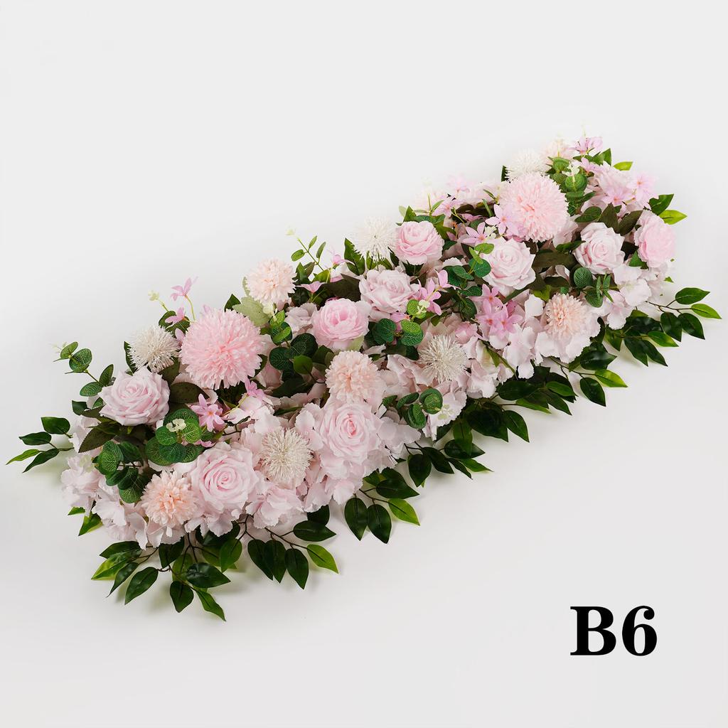 Artificial 100CM Flower Row Wedding Table Flower Floor Row Arrangement Flower Background Party Flower Decoration
