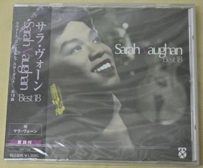 CD SARAH VAUGHAN - Sarah Vaughan BEST18 18A108 Japan Jazz Gebraucht