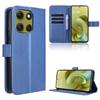 For Motorola Moto G86 Power 5G Leather Wallet Case with Strap Diamond Texture Phone Cover