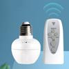 220V Wireless Remote Control Switch Connector E27 Screw Light Holder Converter Sensor Switch Light Holder Socket