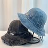 Korean-Style Wide-Brimmed Bucket Hat for Men and Women, Lightweight for Spring and Summer, Ins-Inspired, Sun-Shielding, Face-Covering Sun Hat