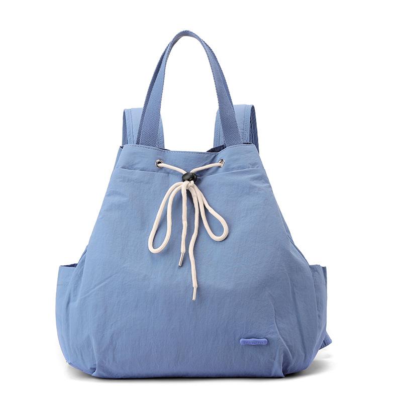 

Женский нишевый рюкзак на шнурке большой вместимости, нейлоновый, легкий, для поездок, портативный, на плечо