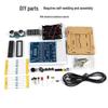 51 Microcontroller Ultrasonic Distance Measurer DIY Kit - Backup Radar Alarm with Electronic Welding