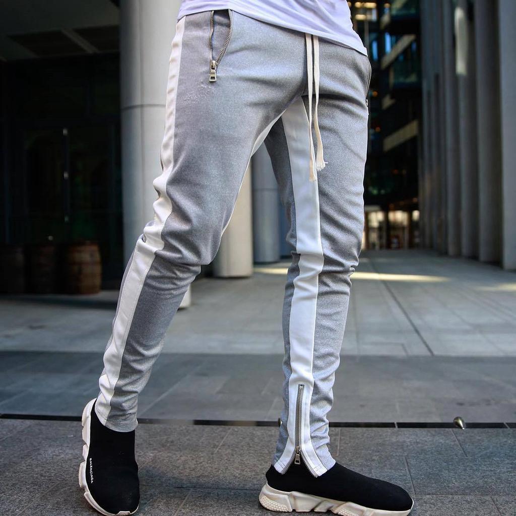 Hombres Joggers Casual Pantalones Fitness Hombres Deportes Tracksuit  Bottoms Pantalones Delgados Pantalones Negro Gimnasios Jogger Track  Pantalones comprar a buen precio — entrega gratuita, reseñas reales con  fotos — Joom