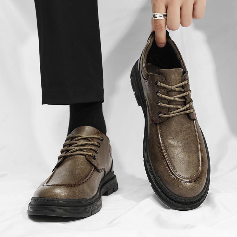 Autumn Spring Luxury Brand Men Shoes Slip on Business Moccasins Breathable Italian Casual Men Leather Loafer Men Driving Shoes