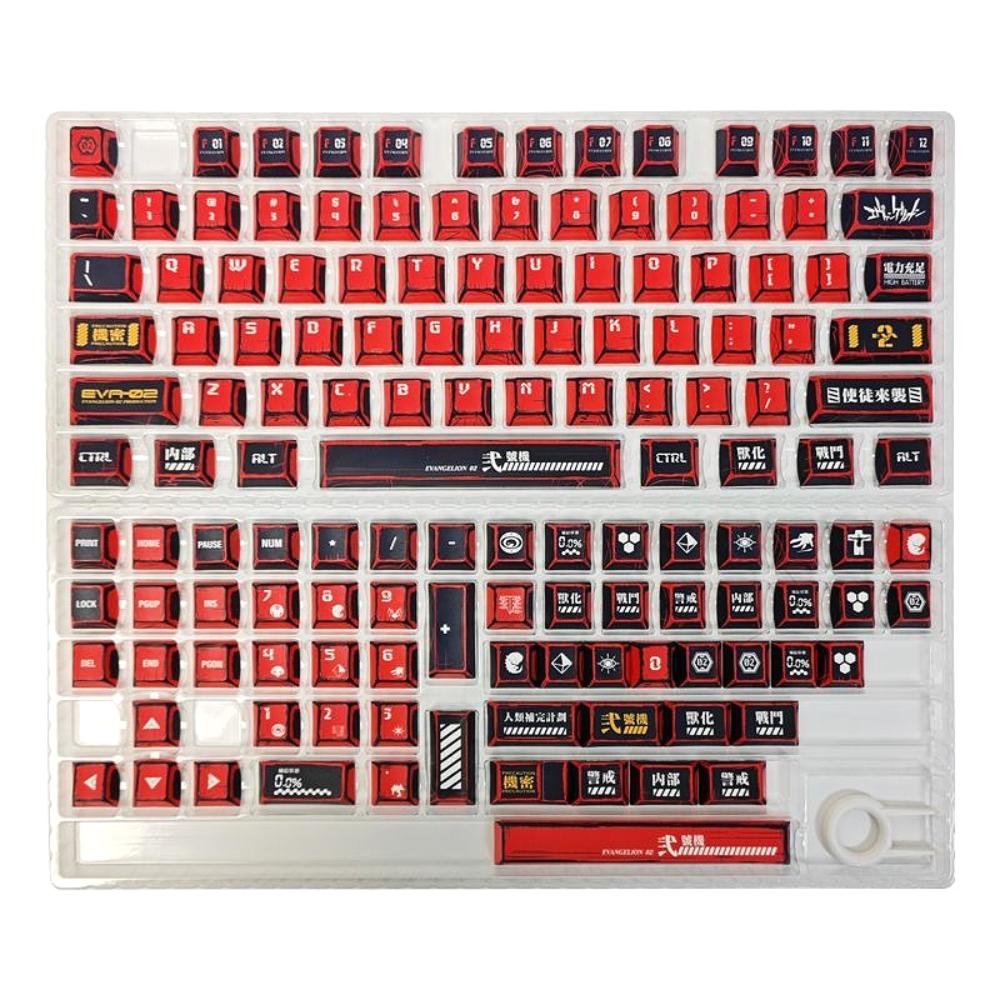 Anime Style Keycap Set 137 Keys PBT Cherry Keycap No.2 for Mechanical Keyboard MX Switch 68/84/87/104 Replacement Cap