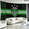 MANAUS FC Wall Tapestry Aesthetic Wall Hanging Printed Fabric Blanket Decorative Tapestries for Bedroom Living Room Home Decor