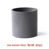 PVC Aquarium Water Pipe Connector for Fish Tanks (25mm, 50mm, 63mm, 75mm) - Straight Fittings for Upper/Lower Water Supply